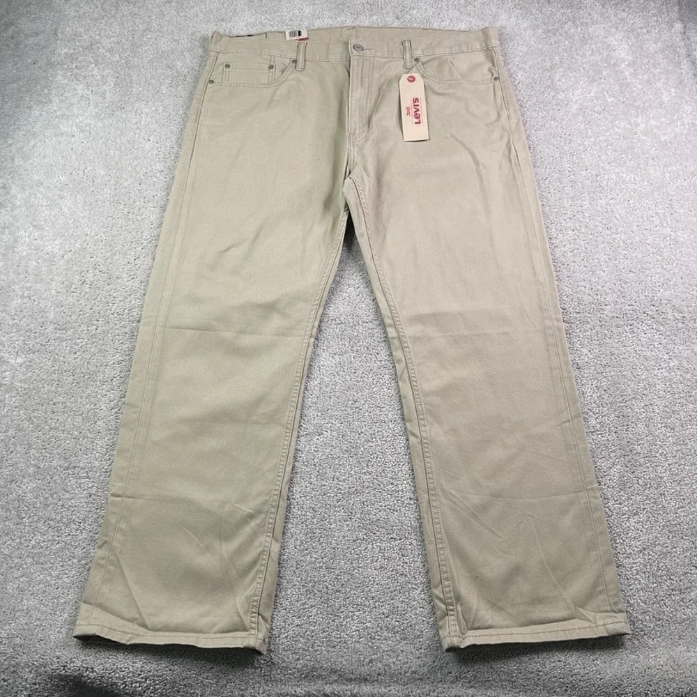 NEW Levis 559 Pants‎ Mens 40x30 Tan Khaki Relaxed Straight Twill Chino NWT